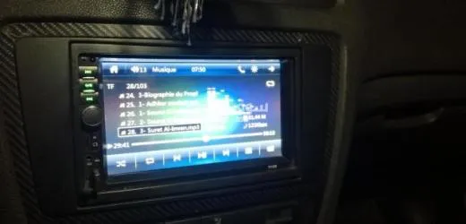 Auto radio tactile + caméra de recul - 2