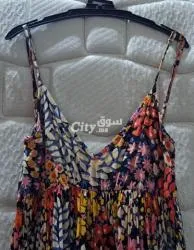 Vente jolie robe longue fleurie - 2