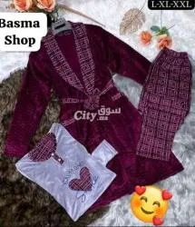 بيجامة 3  بياس  ياسلام  توب  موبرة  لو**** - 3