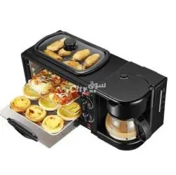silver love 3-IN-1 BREAKFAST Maker  2800w😍   فرن الإفطار السريع 3 في 1 🍳🥞