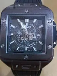 hublot SQUARE BANG AU 750 titanum